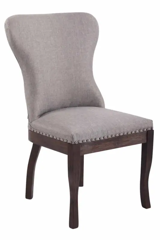 Eetkamerstoel Windsor Stof Kleur:grijs Aanbieding