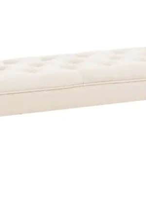 Chaise longue Cleopatra, stof Farbe:creme | Kleur frame:antiek licht Tijdelijk Beschikbaar