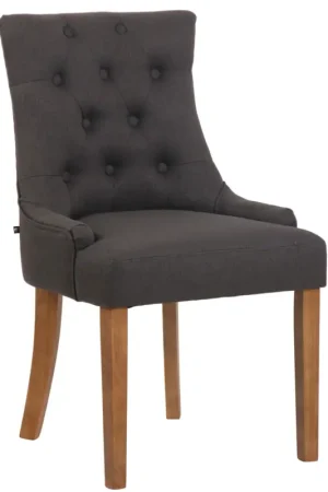 Eetkamerstoel Inverness Stof Farbe:dunkelgrau | Kleur frame:antiek licht Premium