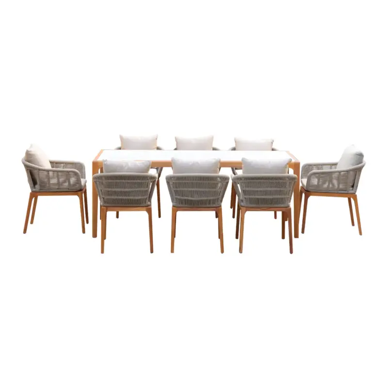 Bestseller Arora dining tuinset teakhout 8 personen