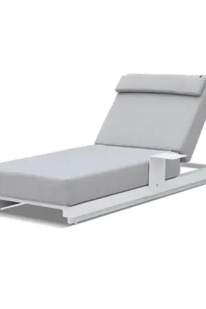 Boender Outdoor Ibiza stijl ligbed tuin met kussens grijs Actieprijs