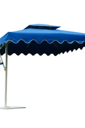Boender Outdoor Tuinparasol Blauw Op = Op