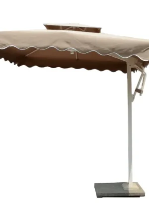 Actieprijs Boender Outdoor Tuinparasol grijsbeige
