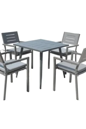 Boender Outdoor Tuinset 5-delig met kussens diningset Antraciet Veilige Betaling