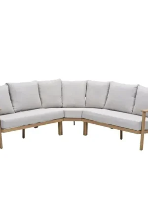 Gecertificeerd Havana loungeset 3-delig - Natural Teak Look