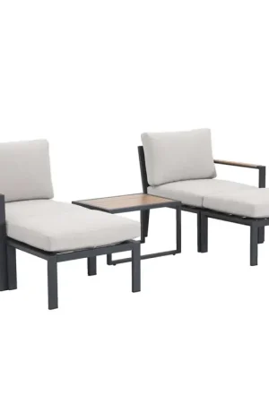 Cinto loungeset 5-delig - carbon black - Donker grijs Hete Deal