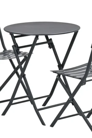 Garden Impressions Alfa – balkonset 3-delig – carbon black Premium