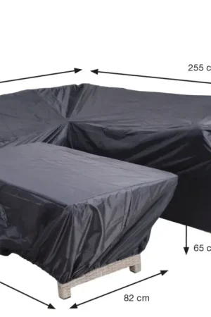 Coverit lounge-diningset hoes - 205/255x73xH80 & 152x82xH65 cm Laatste Versie