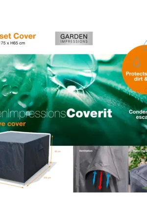 Betrouwbaar Coverit loungeset hoes - 205x175xH65 cm