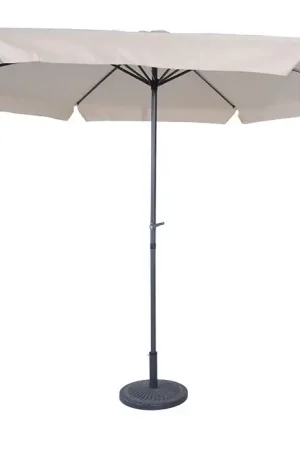 Delta parasol - Ø300 cm - carbon black - ecru Veilige Betaling