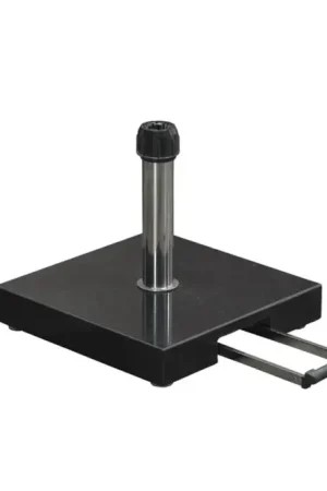 Einstein granieten parasolvoet - 40 kg - zwart gepolijst Speciale Aanbieding