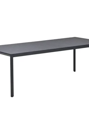 Actieprijs Garden Impressions Felini tuintafel aluminium - 220x93xH72 cm - carbon black