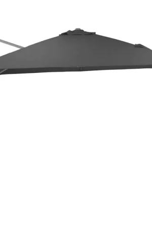 Garden Impressions Hawaii Deluxe zweefparasol - 3x3m -taupe-royal antraciet Laatste Kans