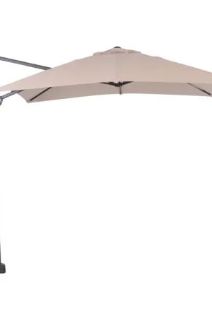Fabrieksprijs Hawaii parasol S - 250x250 cm - carbon black - ecru