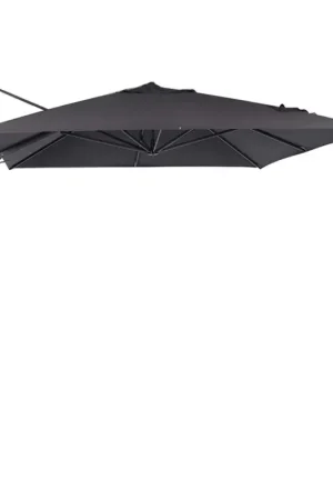 Fabrieksprijs Hawaii parasol S - 250x250 cm - carbon black - zwart