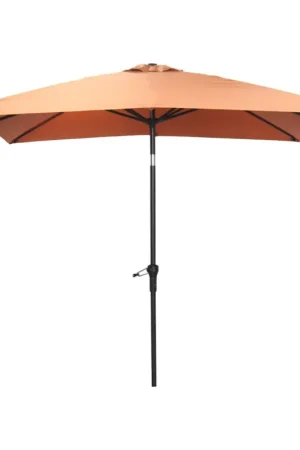 Direct Verzonden Garden Impressions Lotus parasol - 250x250 cm - carbon black - koper