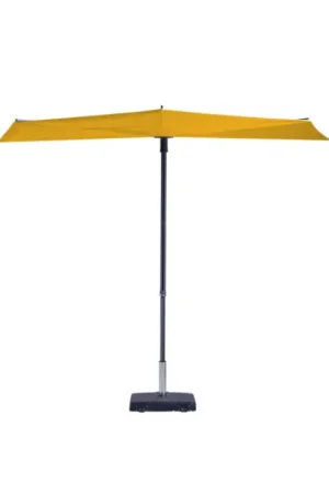 Seizoensaanbieding Madison Parasol sun wave 270x150cm geel
