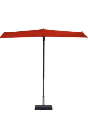 Direct Beschikbaar Madison Parasol sun wave 270x150cm rood