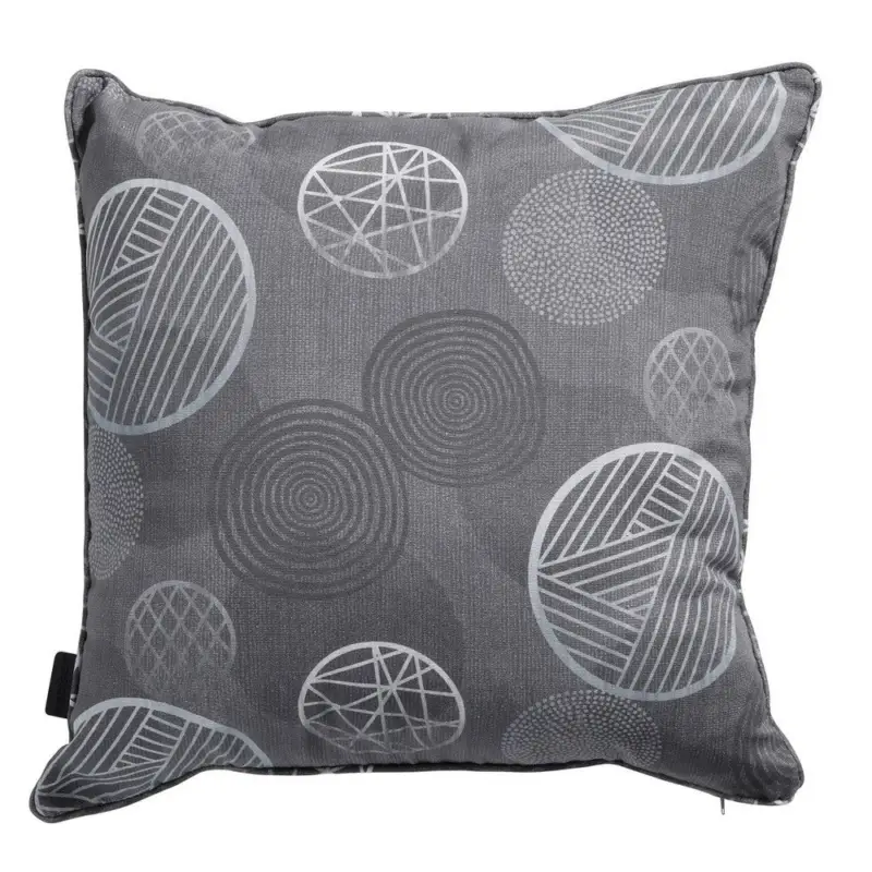 Uitverkoop Madison sierkussen Circle grey 50x50 cm