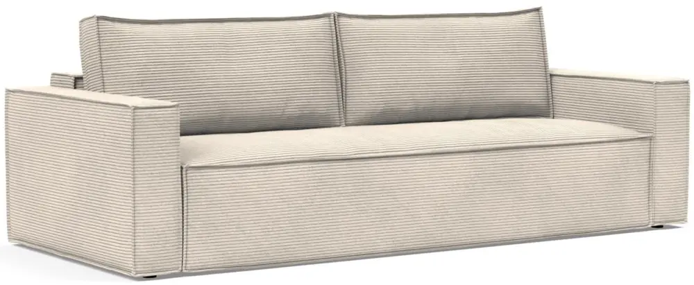 Newilla Ivory Corduroy Slaapbank met Opbergruimte Weekendaanbieding
