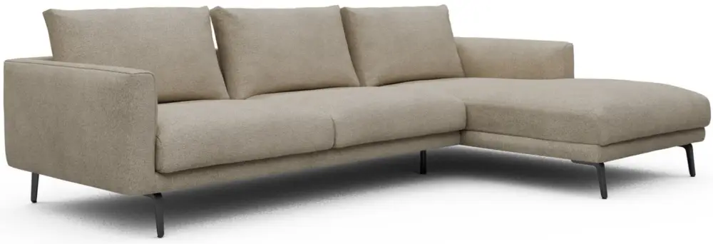 Dalsen 2,5-Zits + Chaise Lounge Beige Bouclé Gecertificeerd
