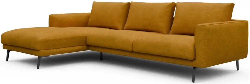 Dalsen Chaise Lounge + 2,5-Zits Oker Bouclé Premium