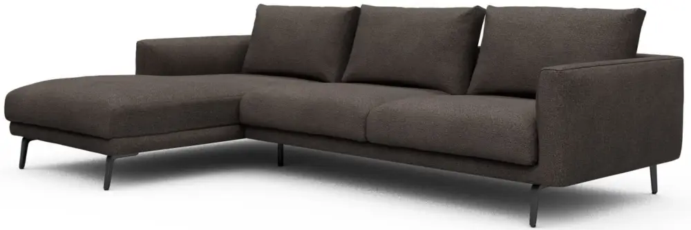 Dalsen Chaise Lounge + 2,5-Zits Taupe Bouclé Beste Prijs