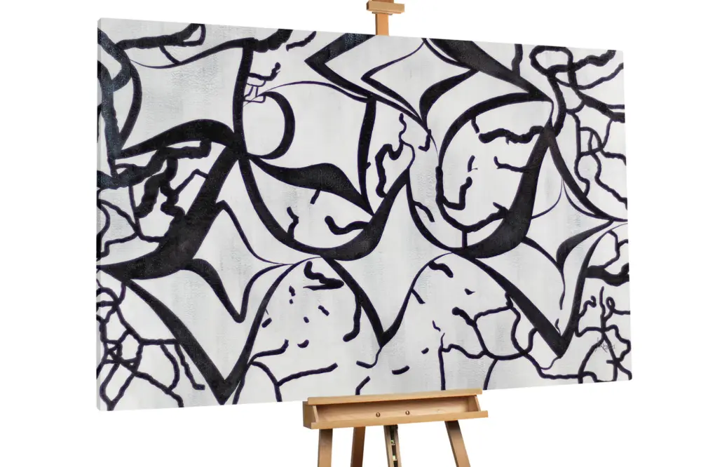 Exclusieve Aanbieding XXL Olieverf schilderijen 'Carousel of Thoughts' | Handgeschilderd unicum