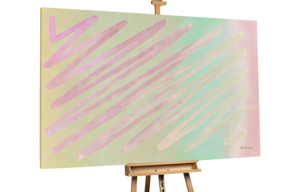 XXL Olieverf schilderijen 'Flow of Passion' | Handgeschilderd unicum Speciale Aanbieding