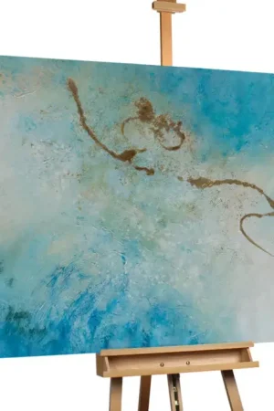 Dagaanbieding XXL Olieverf schilderijen 'Radiant Sky' | Handgeschilderd unicum