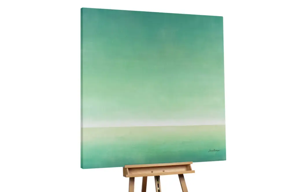 Express Levering XXL Olieverf schilderijen 'Horizon of Hope' | Handgeschilderd unicum
