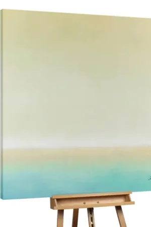 Gratis Retour XXL Olieverf schilderijen 'View to the Sea' | Handgeschilderd unicum