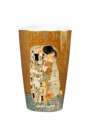 Favoriet Porseleinen vaas 'Inner Connection' van Gustav Klimt 12x19x9cm