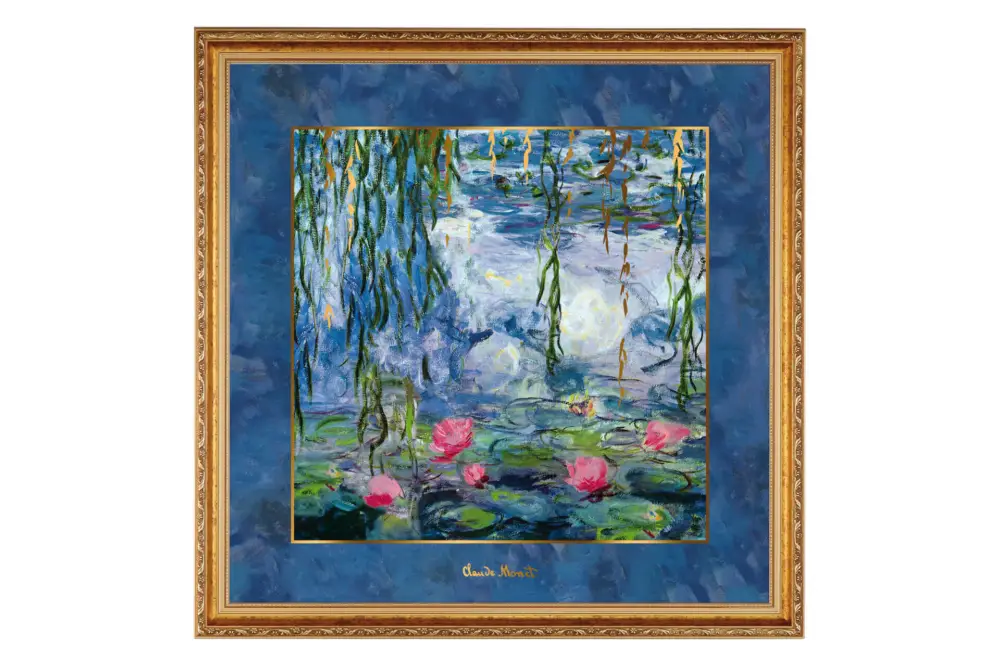 Porseleinen schilderij 'Dream of Water Lilies' van Claude Monet 68x68x3,5cm Beperkte Voorraad