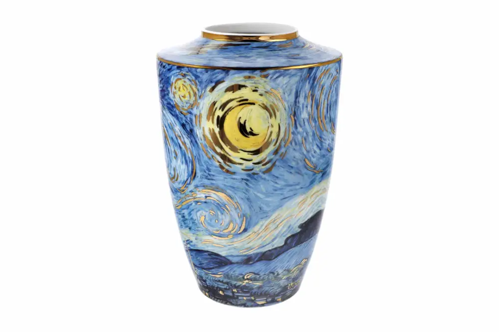 Aanbieding Porseleinen vaas 'Shining Stars' van Vincent van Gogh 16x24x16cm