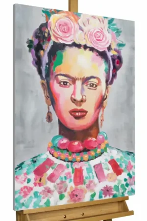 Bestel Nu Handgeschilderd schilderij 'Frida' 60x90cm | incl. certificaat van echtheid