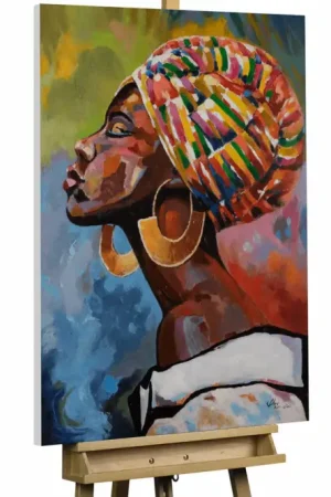 Handgeschilderd schilderij 'Head Up' 70x100cm | incl. certificaat van echtheid Koop Online