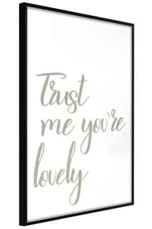 Poster 'Compliment' Weekendaanbieding