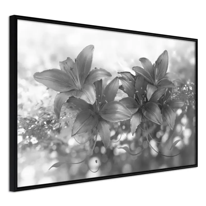 Populair Poster 'Dark Lillies'