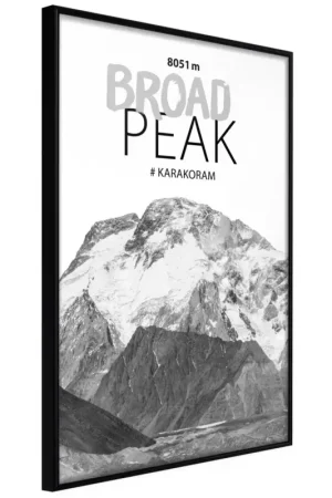Lage Kosten Poster 'Broad Peak'