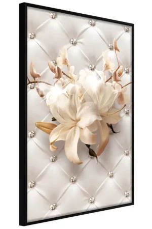 Poster 'Lilies on Leather Upholstery' Beperkt Aanbod