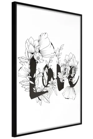 Poster 'Love With Flowers' Must-Have