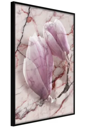 Exclusieve Aanbieding Poster 'Magnolia on Marble Background'