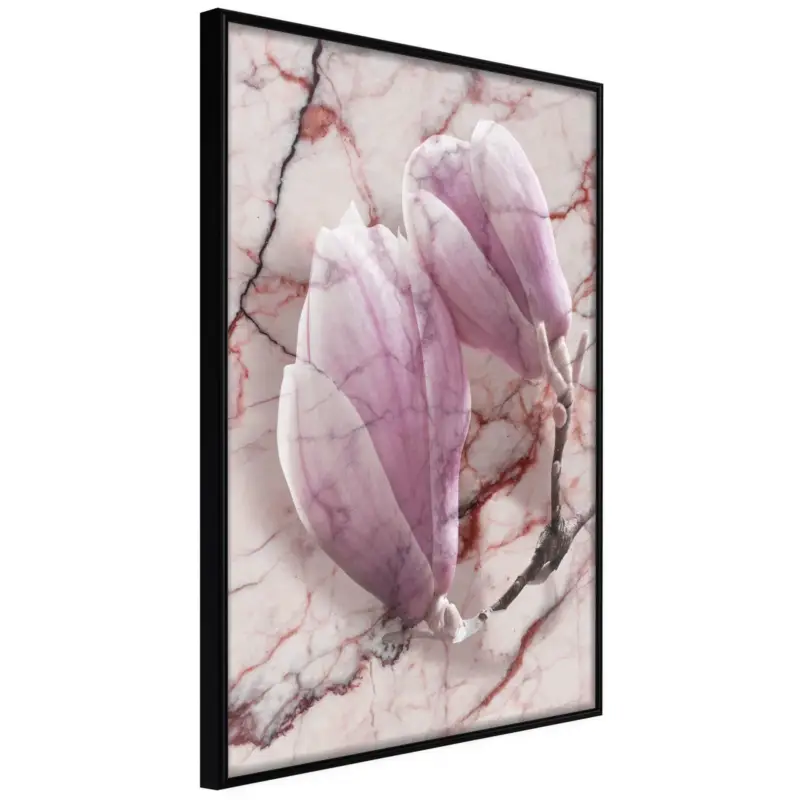 Exclusieve Aanbieding Poster 'Magnolia on Marble Background'