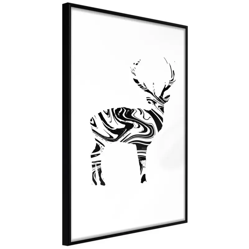 Korting Poster 'Marble Stag'