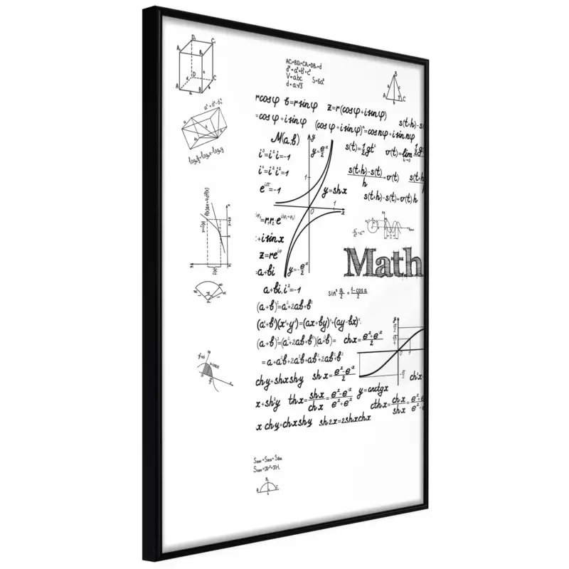 Poster 'Math' Weekendaanbieding