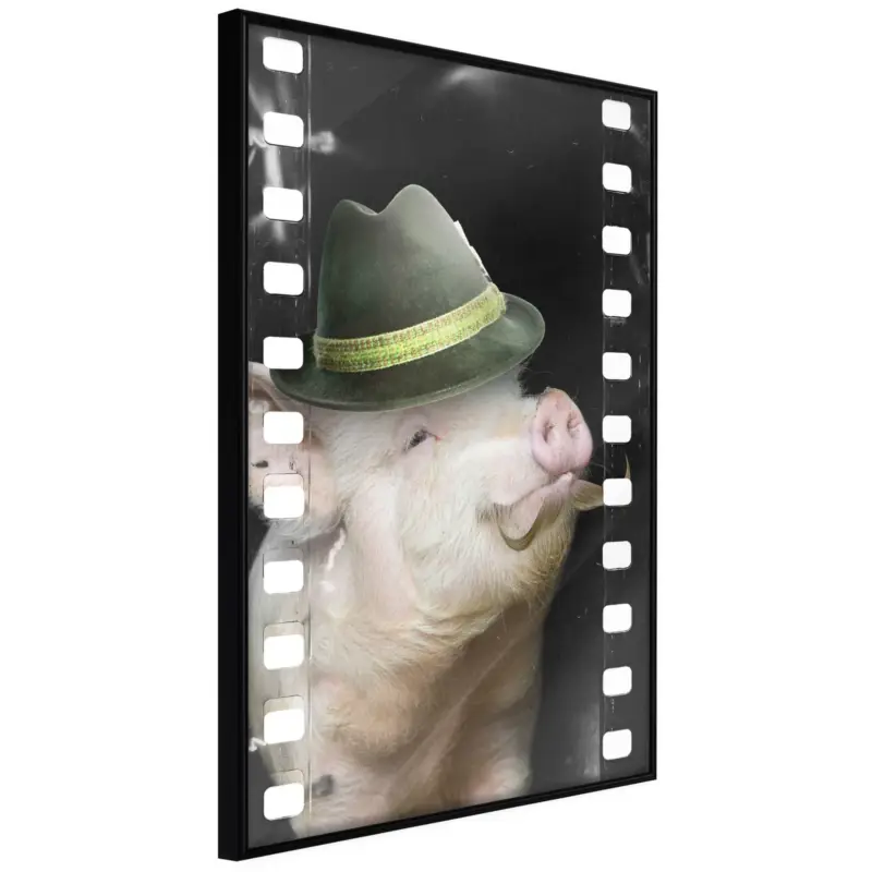 Alleen Vandaag Poster 'Pig with Mustache'