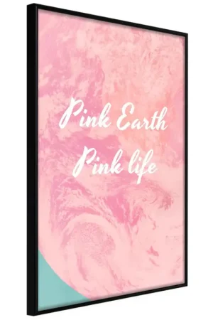 Nieuw Poster 'Pink Earth, Pink Life'
