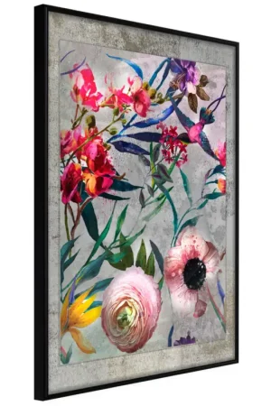 Poster 'Rustic Flowers' Op = Op