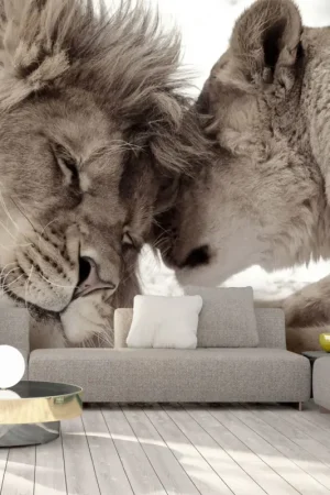 Behang 'Lion' Betaalbaar
